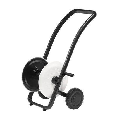 Carro de carrete de manguera 200', blanco/negro Foto 1 de 4