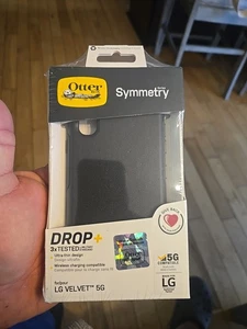 OtterBox Symmetry Case for LG Velvet 5G / Velvet 5G UW - Black - Picture 1 of 8