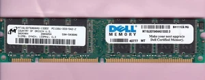 512MB 1x512MB PC-133 DELL MT16LSDT6464AG133D2.D MICRON PC133 SDRAM Memory Stick - Picture 1 of 2