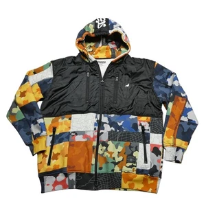 Staple Pigeon Jacket Mens 2XL Multi Camo Patchwork Hooded Full Zip Puffer Panels - Picture 1 of 9