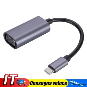 USB C To VGA Converter Cable 1080P HD Converter Adaptor for MacBook Air/Pro - Photo 1/11