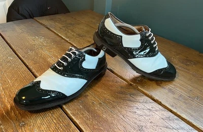 Footjoy Myjoys Premiere Icon Shield Tip Golf Shoes Custom UK 9.5 / Eur 44 VGC 10 - Image 1 of 4