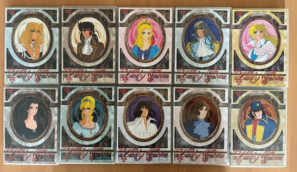 DVD Lady Oscar - Yamato Video - 10 Dvd Collezione Completa - Immagine 1 di 1