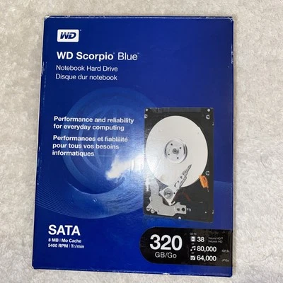 Western Digital Hard Drive  WDBABC3200ANC 320GB Internal 5400RPM SATA  - NIB - Image 1 of 4