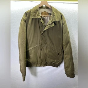 Woolrich gefütterte Bomberjacke Khaki Herren M lang Outdoor Herbst Winter Mantel - Bild 1 von 9