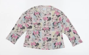 Disney Girls Multicoloured Minnie Mouse Long Sleeve T-Shirt - Picture 1 of 12