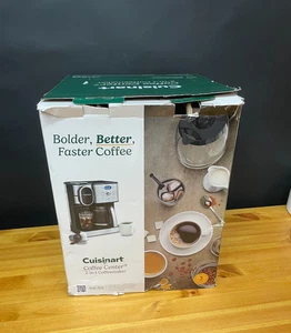 Cuisinart Coffee Center SS-16 12-Cup 2-in-1 Coffee Maker – Black Stainless – OB - Picture 1 of 9