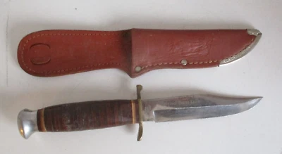 Cuchillo y funda Bowie vintage hechos en alemán por marca Edge Foto 1 de 4