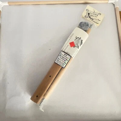 E-Z Stitch Needlework Scroll Frame 12" Inch Non-Basting - Image 1 of 3