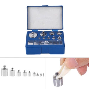 17pcs Calibration Weight Set 1,2,5,10,20,50,100g 10,20,50,100,200,500mg Scale - Picture 1 of 9