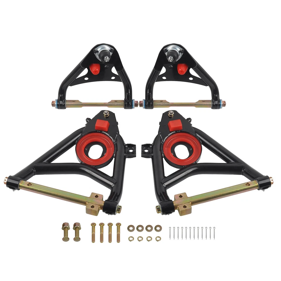 For 1958-1964 Chevy Impala Bel Air Biscayne Tubular Upper&Lower Control Arm Kit - Image 1 of 4