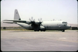 original 35 mm aircraft slide Italian 130J 46-59 Kabul oct 08 - Bild 1 von 1