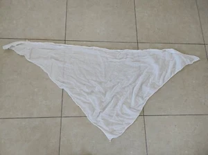 weißes Sommertuch Geschenkidee modern Deko Kind Mädchen JUNGE Frauen Kleidung Halstuch - Bild 1 von 3