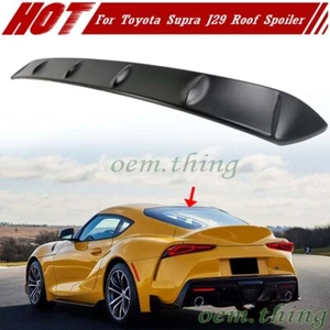 2019-2025 Fit For TOYOTA Supra 5th J29 2DR Coupe V Rear Roof Spoiler Matte Black - Picture 1 of 6