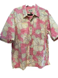 Men's 2XL Cooke Street Aloha Hawaiian Shirt Hibiscus Print - Picture 1 of 3
