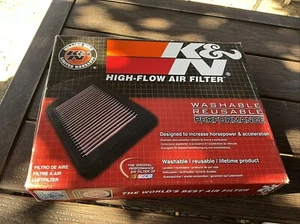 K&N 33-2380 Hi-Flow Air Intake Filter for 2010-2013 KIA Forte Forte5 Forte Koup - Foto 1 di 3