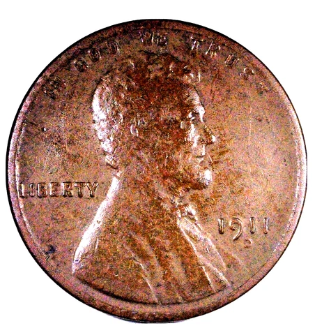 1911-D  Lincoln Wheat Penny....   Nice Detailed Coin....   7-19-8 Cover