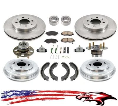 Nuevo kit de frenos de 13 piezas para Honda Civic 2001-2005 con frenos de tambor de freno trasero Foto 1 de 4