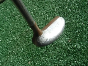 Classic Acushnet Bullseye Mid Mallet Putter ML M 4 P 34" RH /w Ledergriff - Bild 1 von 11