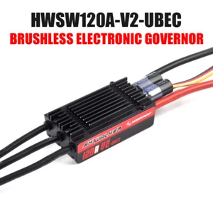 1 PIEZA GOBERNADOR ELECTRÓNICO SIN ESCOBILLAS 120A 3-8S LiPo ESC para avión modelo RC - Imagen 1 de 10