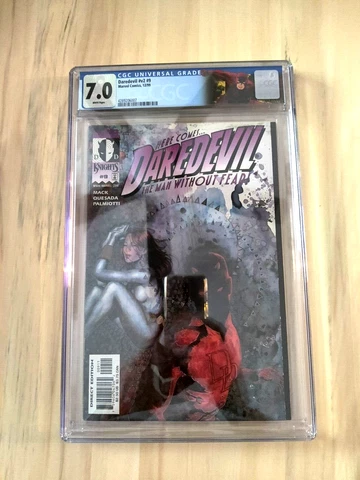 DAREDEVIL v2 #9 (1999) - CGC 7.0 F/VF WP - 1st App ECHO - Disney+ - Custom Label Cover