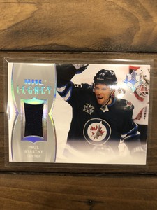 2020-21 UD Ultimate Collection NHL Legacy Jersey Card #L-P5 Paul Stastny