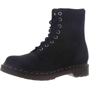 dr martens black glitter pascal