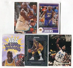 Shaquille SHAQ O'Neal 5 Card Basketball Card Lot HOF LAKERS MAGIC HEAT (LOT 2) - Picture 1 of 1