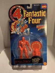 Fantasic Four Human Torch Action Figure 5" Vintage Toy Biz 1994 - Picture 1 of 8