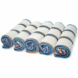 Cotton Tea Kitchen Towels Dish Cleaning Cloths Drying Pack of 5 10 12 Set Cloth - Picture 1 of 8