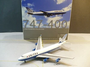 1:400 Dragon Premiere United Boeing 747-400 N196UA #55802 - Picture 1 of 11