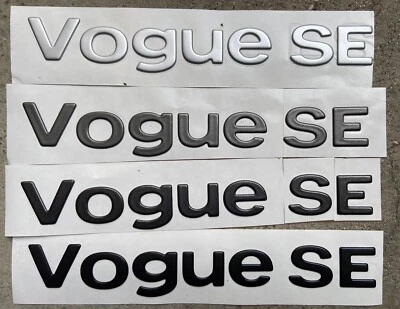 Range Rover Classic 1992 - 1995 Tailgate 3D VOGUE SE - VOGUE LSE badge Foto 1 de 4