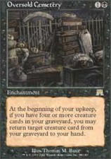 [1x] Oversold Cemetery - Foil - Near Mint, English - Onslaught MTG Magic