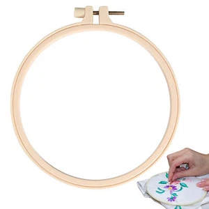 Embroidery Frame Tools Hoop Bamboo Old-fashioned Sewing Scissors astonishing - Picture 1 of 9