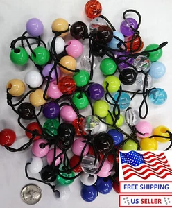 CHOOSE QUANTITY -20 MM DIA.Round GIRL'S Ponytail Holder Hair Twister - Picture 1 of 3