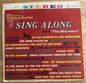 The Blenders  Sing A Long 12" Vinyl LP 33rpm Oldies & Goodies MST816 Odern - Picture 1 of 2