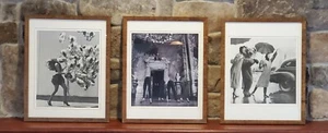 Photo Art Prints B&W Framed Rico Puhlmann 1990/ Bill Helburn 1949/ Zoltan 1992 - Picture 1 of 12