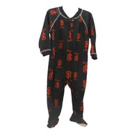 San Francisco Giants MLB Genuine Baby Infant Size Pajama Sleeper Bodysuit New