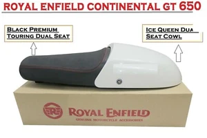 Fit For Royal Enfield GT Continental 650 Touring Dual Seat" With "White Cowl" - Picture 1 of 4