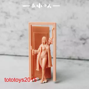 1/64 1/87 Pijama Bikini Niña Puerta Mujer Escena Miniaturas Figuras Muñeca Para Coches - Imagen 1 de 4