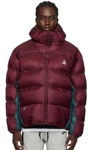 Nike Therma-Fit ADV ACG Lunar Lake Puffer Jacket Night Maroon SZ XXS DH3070-681 - Picture 1 of 5