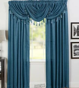 Morgan Rod Pocket Panels Blue 54"W X 84"L - Picture 1 of 2