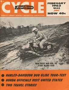 1963 February Cycle - Vintage Motorcycle Magazine - Picture 1 of 3