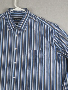 St Croix Herren Hemd XXL Langarm blau mehrfarbig gestreift Tasche Baumwolle gebraucht, in einwandfreiem Zustand - Bild 1 von 10