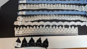 Venice Lace Lot Vntg Crown-Making Sewing Crafts Art See Photo for Lengths Color - Picture 1 of 11