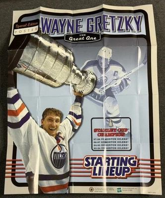 Wayne Gretzky 2000 Hasbro Starting Lineup Special Edition Poster 14"x11" - Image 1 of 2