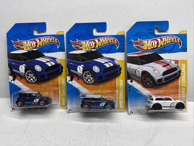 (A5) 2011 Hot Wheels #30 Mini Cooper Lot of 3 - Redlines Ship Deal READ!  - Image 1 of 4
