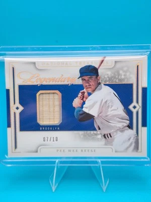 Reliquia de murciélago Panini National Treasures Pee Wee Reese/10 Foto 1 de 2