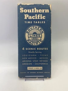 Southern Pacific Time Tables [Paperback] 1938 - Picture 1 of 4
