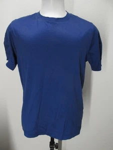 ETON Blue Slim Fit Filo di Scozia Italian Cotton Tee T-Shirt XL fits L Mint W41a - Picture 1 of 8